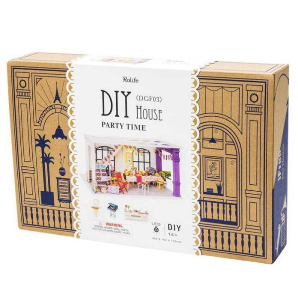 

Dijual Robotime DIY House 3D Puzzle Party Time Ruang Pesta Murah