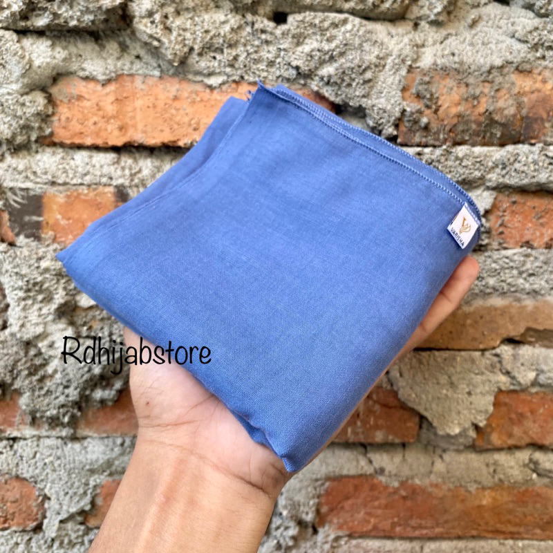 hijab segiempat paris / catton paris old | red rose | azara | varisha-Denim