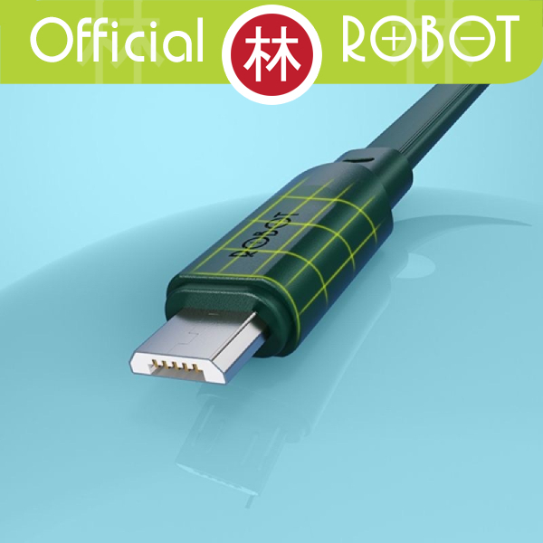 Robot RT-AM100 Kabel Data Cable Micro USB 2.4A 1 M - 1 TOPLES 30 Pcs