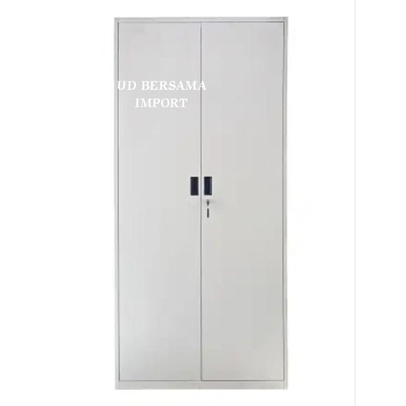 KRISBOW Lemari Pakaian 2Pintu/Lemari Besi/Lemari Cabinet - Putih