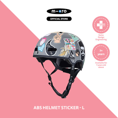 Micro Helmet ABS Stiker Size L (131296) - Helm Anak