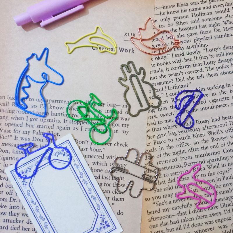 

Paper Clip Isi 5 Bentuk Motif Karakter Klip Kertas Random Fancy Clips asternoon.id