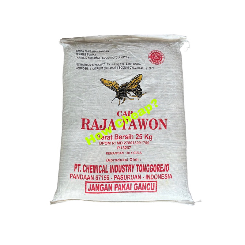 Sodium Siklamat 500gram Cap Raja Tawon Halal