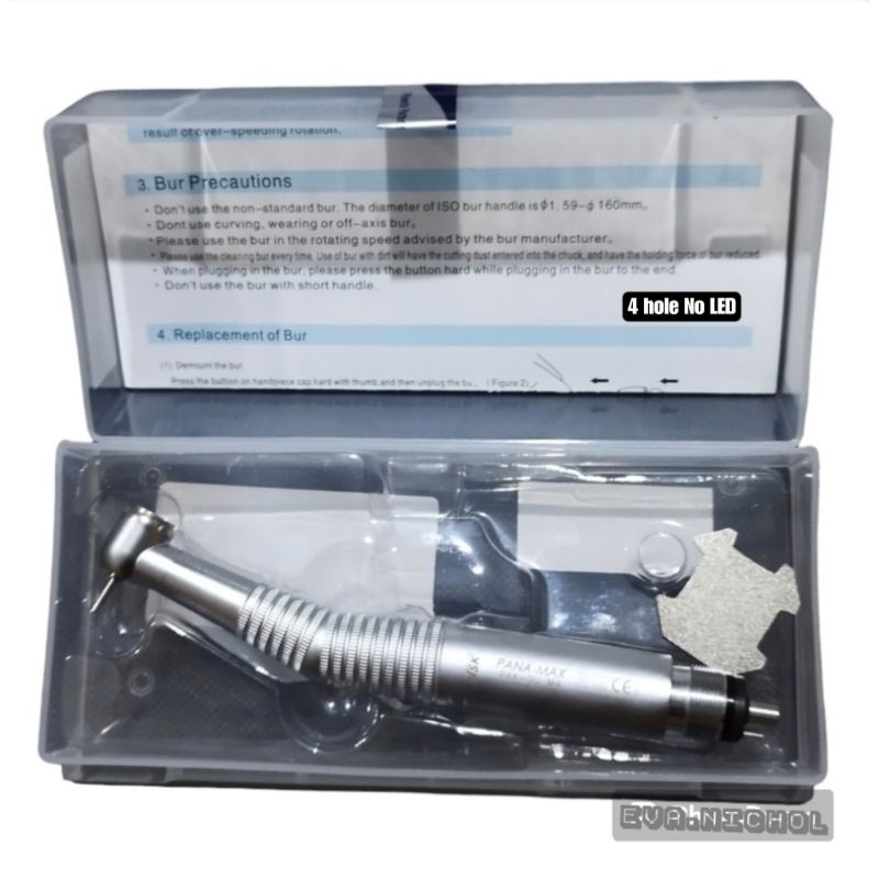 Dental NSK Handpiece High Speed Turbine Dental No LED 4 Hole