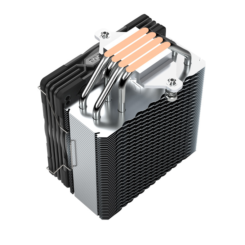 CPU COOLER COOLMOON AOSOR AS400 4 PIPE ARGB PWM Silent FAN