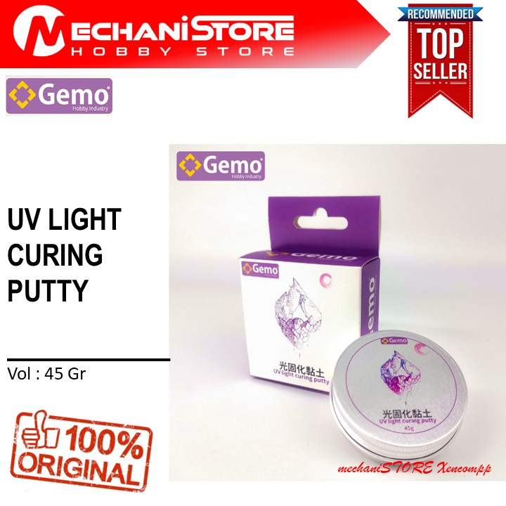 GEMO UV LIGHT CURING PUTTY - DEMPUL / CLAY / REPAIR PARTS GUNDAM