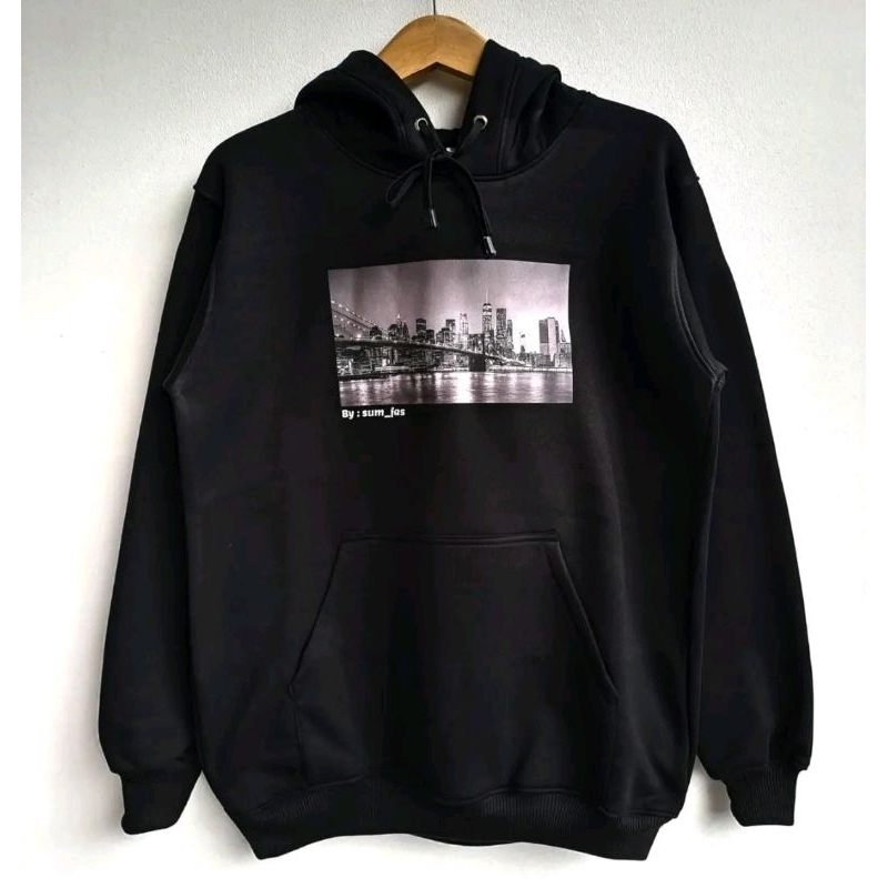 SF NIGHT VIEW PREMIUM HOODIE SWEATER L-XL DISTRO QUALITY