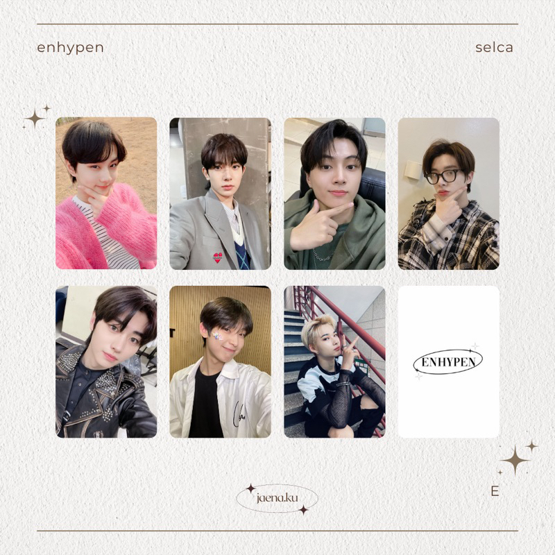 [ENHYPEN] PHOTOCARD SELCA 3 ENHYPEN