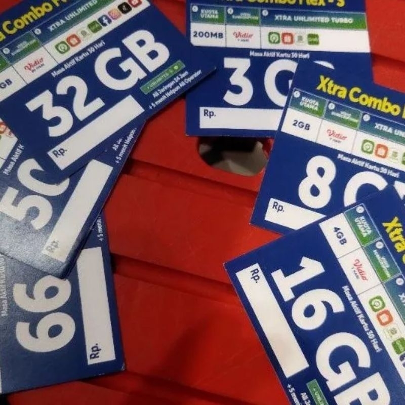 PERDANA INTERNET XL COMBO FLEX  KUOTA 45GB + 7GB Bonus