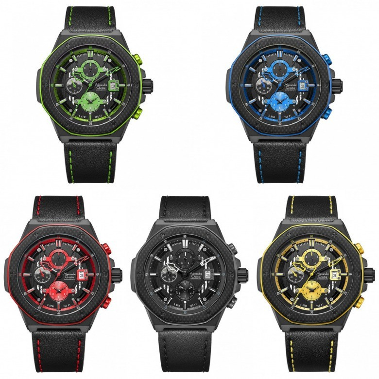 Jam Tangan Pria AC Alexandre Christie 6600 Sport ORIGINAL - Tali Kulit