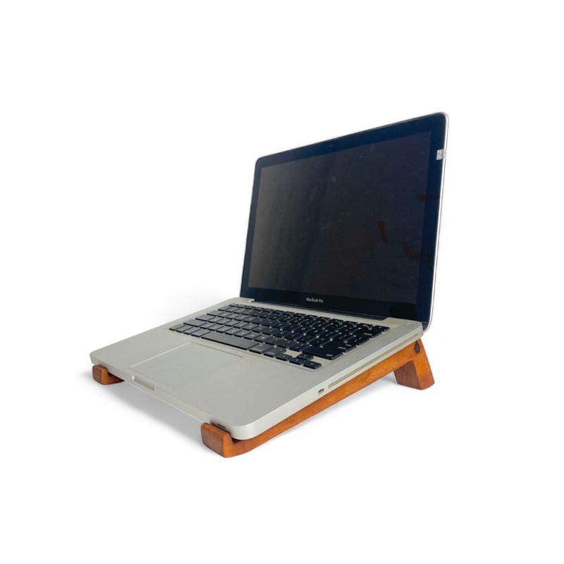 RISKO JAVA - Stand Holder Laptop Kayu Mahoni / Alas Laptop Kayu | Rahadyan