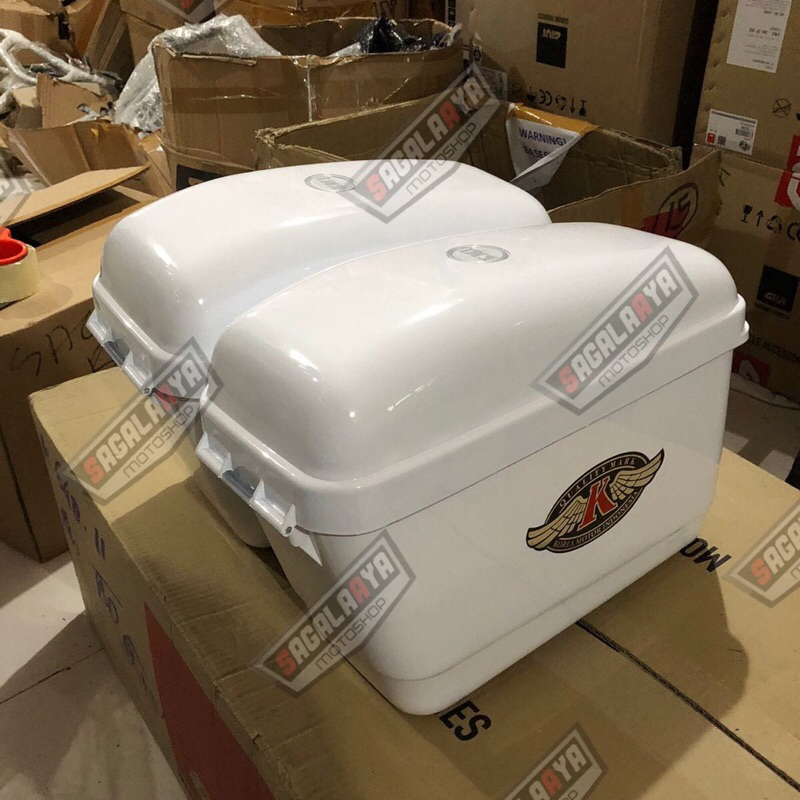 Side Box Motor murah KMI SDB 01 putih Sidebox KMI plat bracket