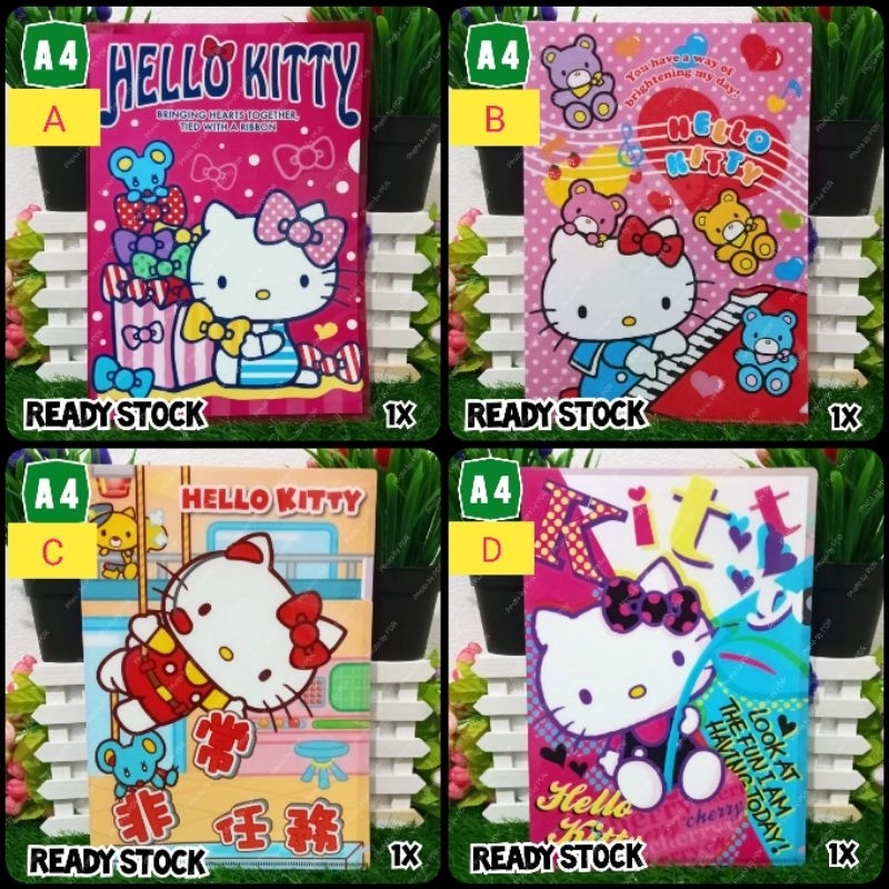 

Map File Folder A4 1 Pocket Sanrio Karakter Hello Kitty