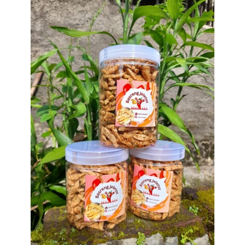 

basreng pedas daun jeruk toples 800 ml