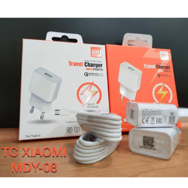 Charger Xiaomi Type C Fast Charging Redmi 5x /A1/6x/A2 /Pocophone F1/mi5/mi6 Qualcom 3.0