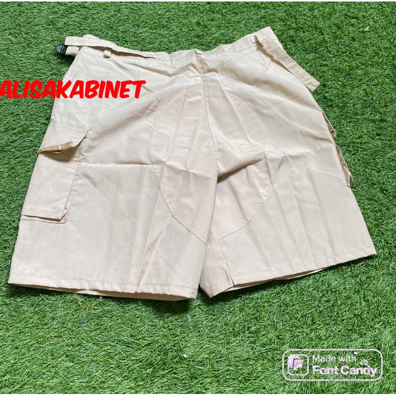 Celana Pendek Lari Cream TNI AL