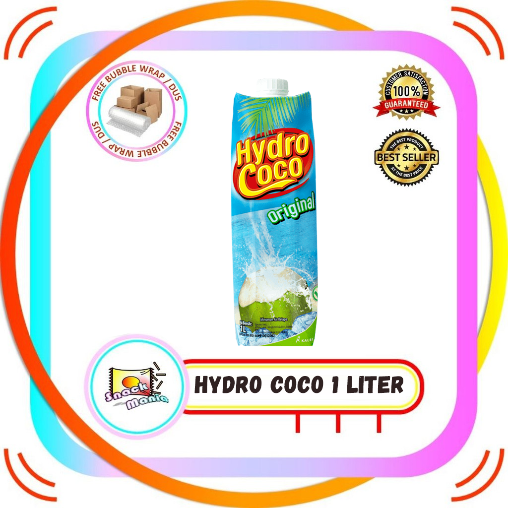 

Hydro Coco Air Kelapa 1 liter Hydrococo coconut water