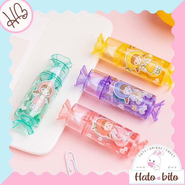 

Glue tape candy girl lem roll adhesive tape lucu cute kawai HB1403
