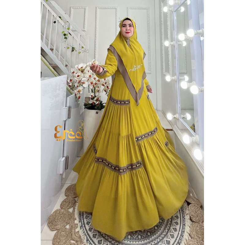 Syamra Series | Syari by Erce | Gamis Syari Terbaru | Gamis Syari Premium | Gamis Syari Printing