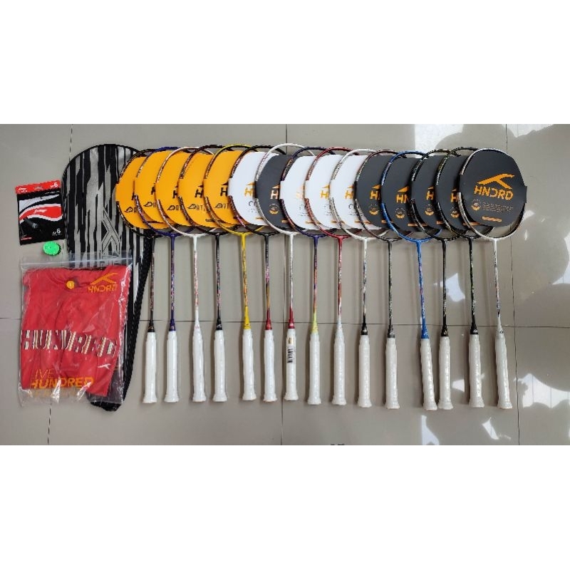 Raket Badminton HNDRD Hundred FLUTTER S Attack Control Zoom ATTK CTRL Original