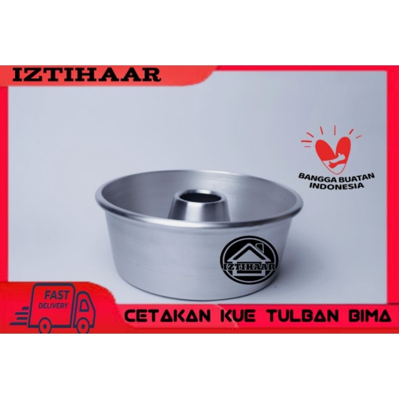 loyang kue tulban bima 18 cm/pulde /cetakan kue /anti lengket/