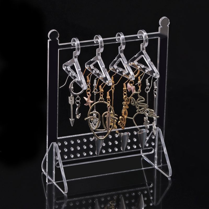 Display Anting Gantung Acrylic Rak Penyimpanan Perhiasan Anting Display Organizer Anting