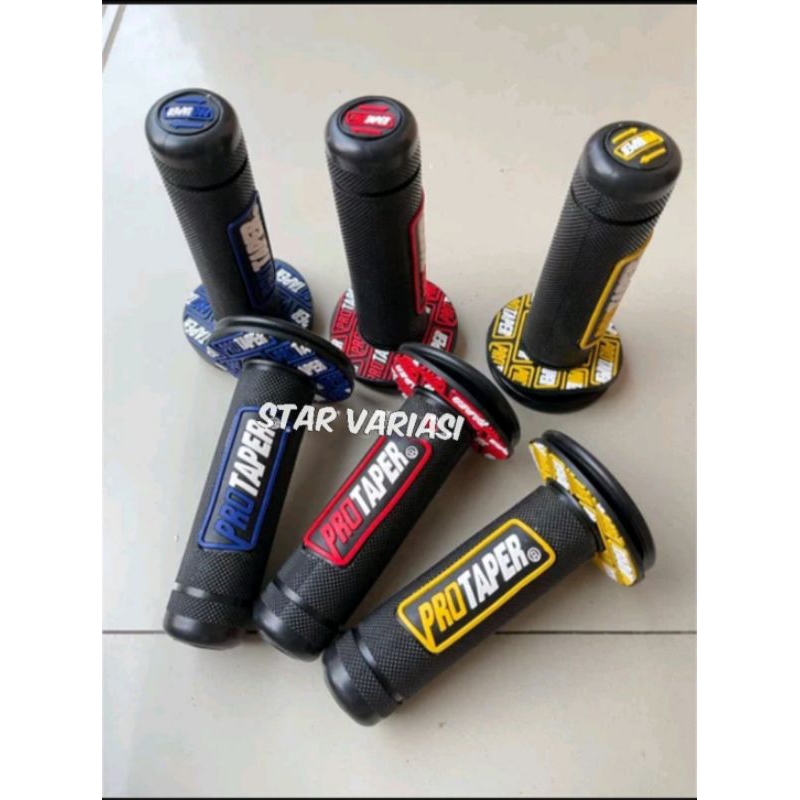 Handgrip grip hanfat protaper warna motif bisa untuk semua motor universal