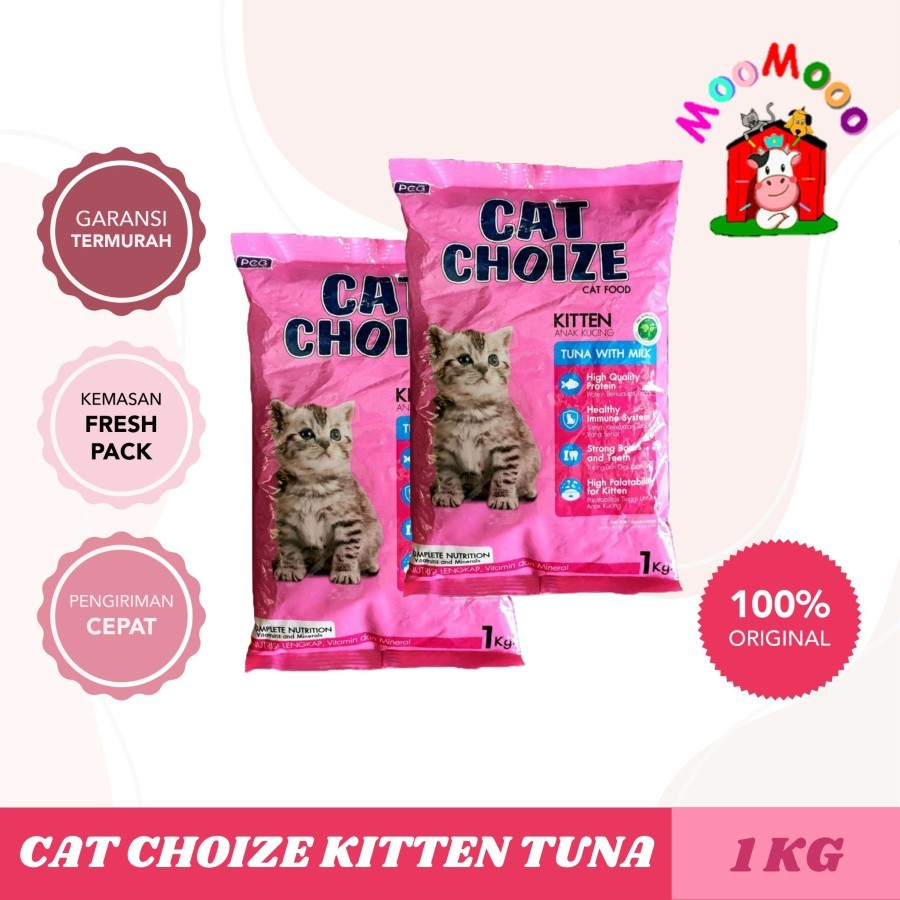 Cat choize kitten tuna makanan anak kucing 1kg