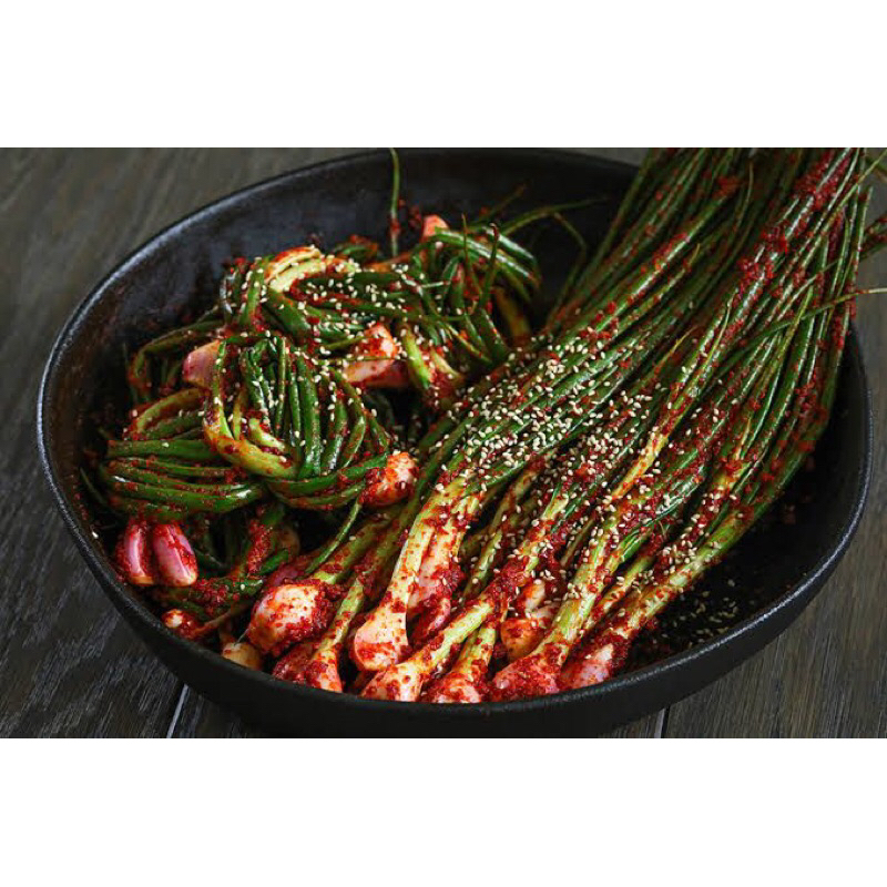 

kimchi lokio / daun bawang batak 400gr