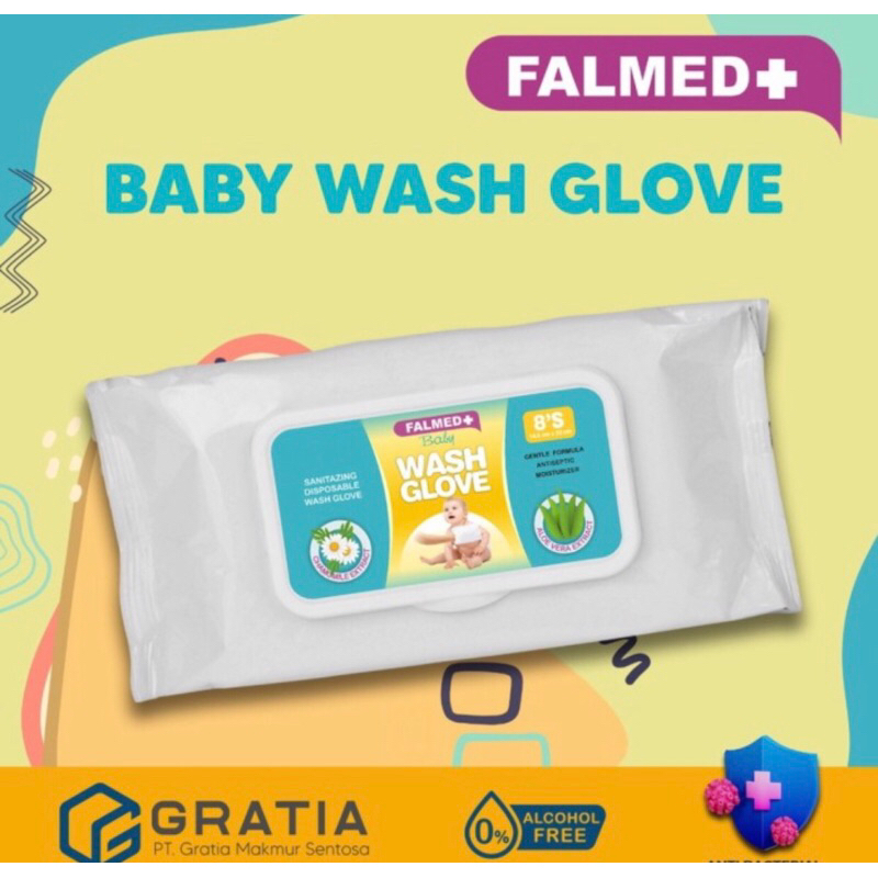 Falmed Baby Wash Glove / Tissue basah