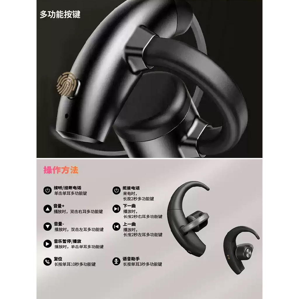 DACOM GW1 - TWS Bluetooth Earphone - Bone Conduction Technology