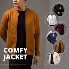 [SIAP KIRIM]Jaket Compy Diamond Knitt Premium Jaket Bomber Comfy Jaket Pria Comfy Original JAKET PRIA  MODEL JAKET TERBARU