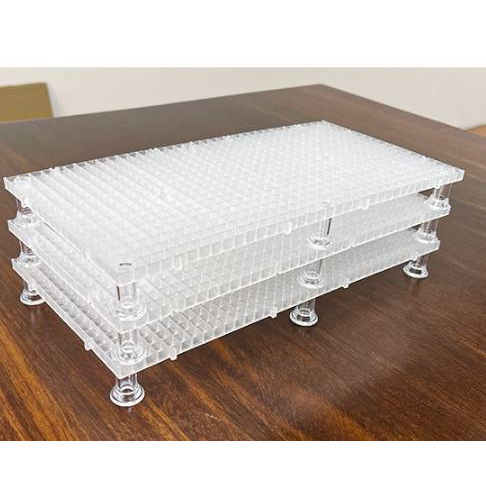 Grid Plate Sekat Bawah Bracket Susun Aquarium 30x15 Egg crate