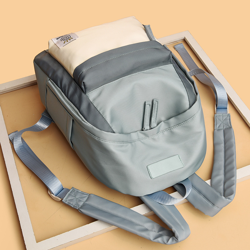TAS RANSEL WANITA BACKPACK CEWEK SEKOLAH IMPORT GENDONG PUNGGUNG KERJA KULIAH ANTI AIR KOREA GREY YAREZI TA822G2 MURAH FASHION SIMPLE BATAM REMAJA KEKINIAN BRANDED
