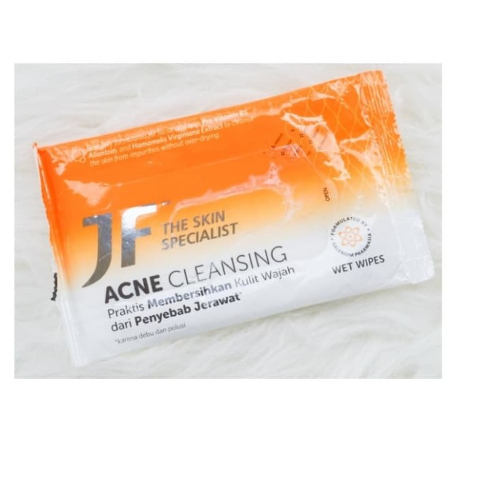 JF Wet Wipes Acne Cleansing | Tisu Basah Traveling Buat Jerawat