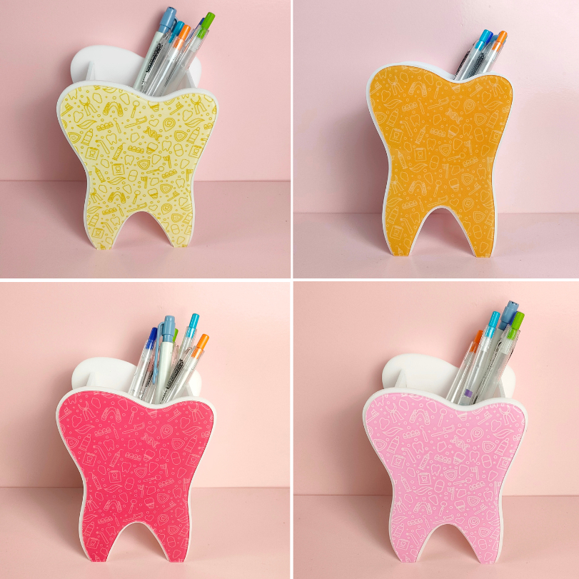 

ATK box dental organizer alat tulis kantor klinik gigi jadi lebih lucu