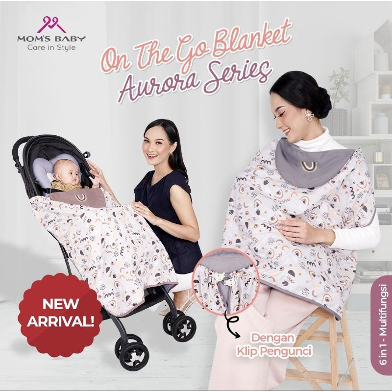 Moms Baby On The Go Blanket 6 in 1 Aurora Series - MBB5022