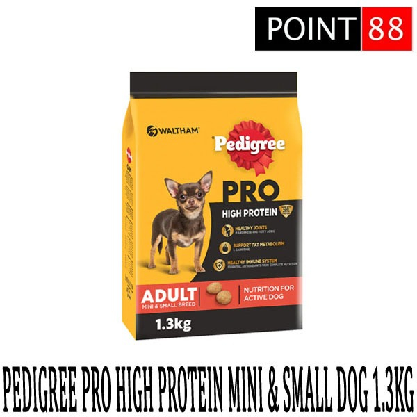 Pedigree Pro High Protein Adult Mini &amp; Small Breed 1.3kg