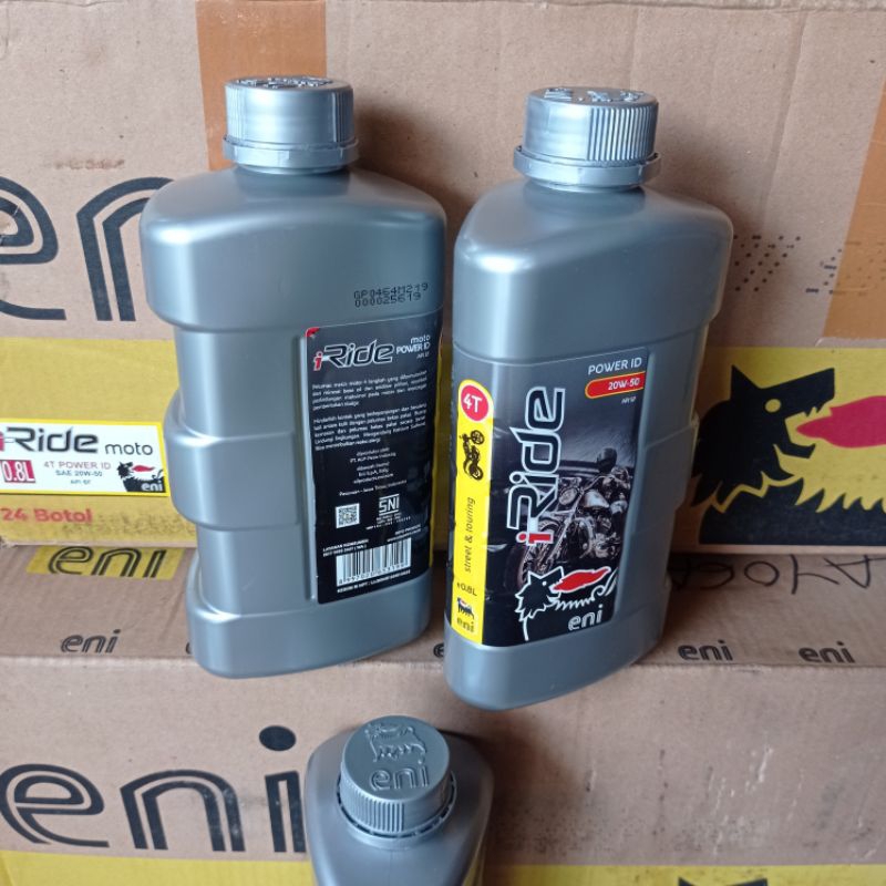OLI MESIN AGIP 4T ENI RIDE 20W-50 0,8L ORIGINAL