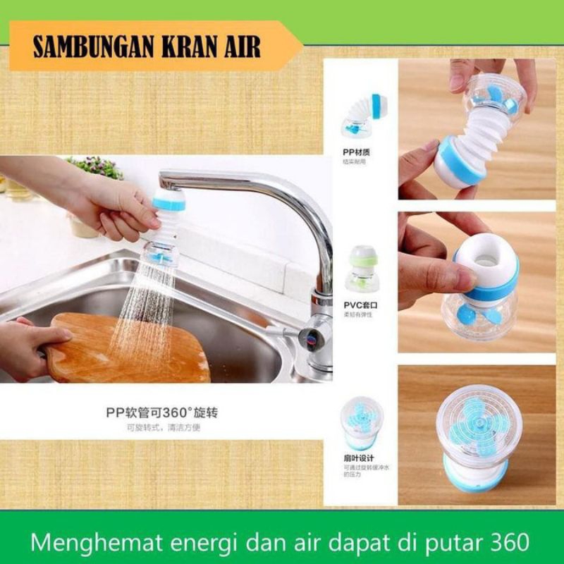 Saringan Kran Air Sambungan Kran Filter Air Cuci Piring Flexible