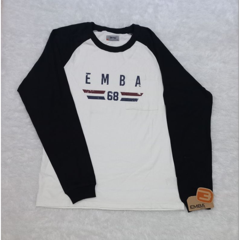 KAOS EMBA ORI KAOS PRIA LENGAN PANJANG