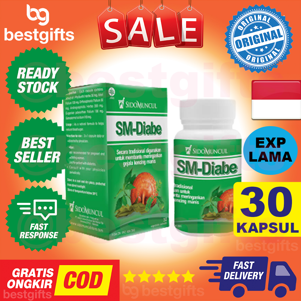 SIDOMUNCUL SIDO MUNCUL SM-DIABE OBAT DIABETES 30 KAPSUL