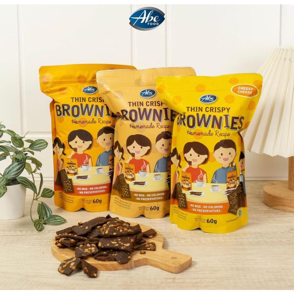 Abe Food Thin Crispy Brownies 60Gr - Snack Anak