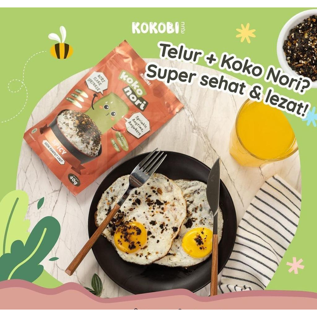 Abe Food Kokobi Koko Nori 40Gr - Abon Rumput Laut - Makanan anak