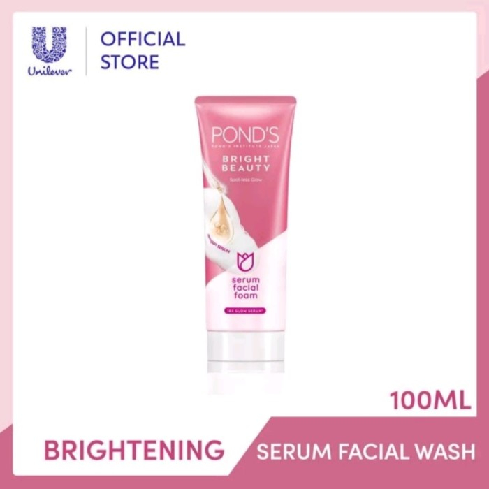 PONDS BRIGHT BEAUTY SERUM FACIAL WASH - SABUN MUKA FACIAL FOAM 100GR