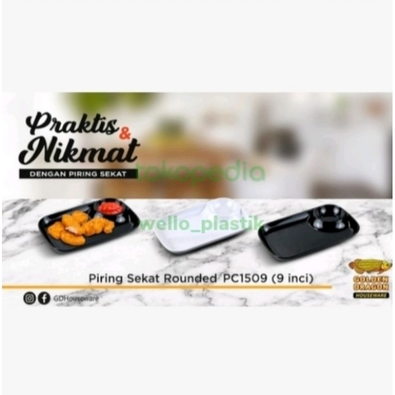 PIRING MELAMIN HOREKA GOLDEN DRAGON PC 1509