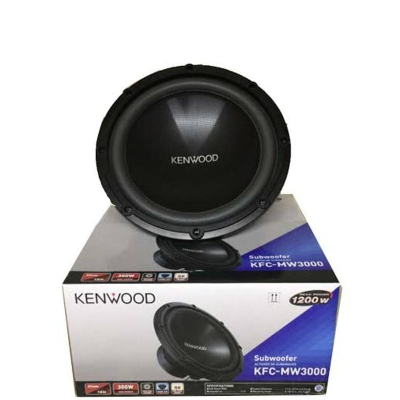 subwoofer pasif mobil 12 inch kenwood kfc mw3000 original berkualitas