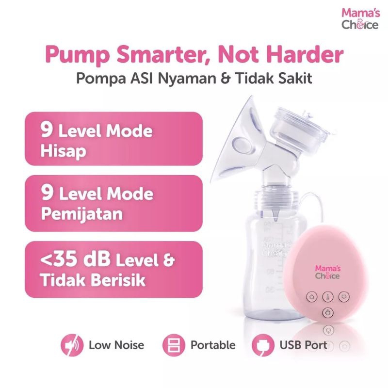 Mama choice single &amp; Handy Electra Breast Pump -Pompa Asi