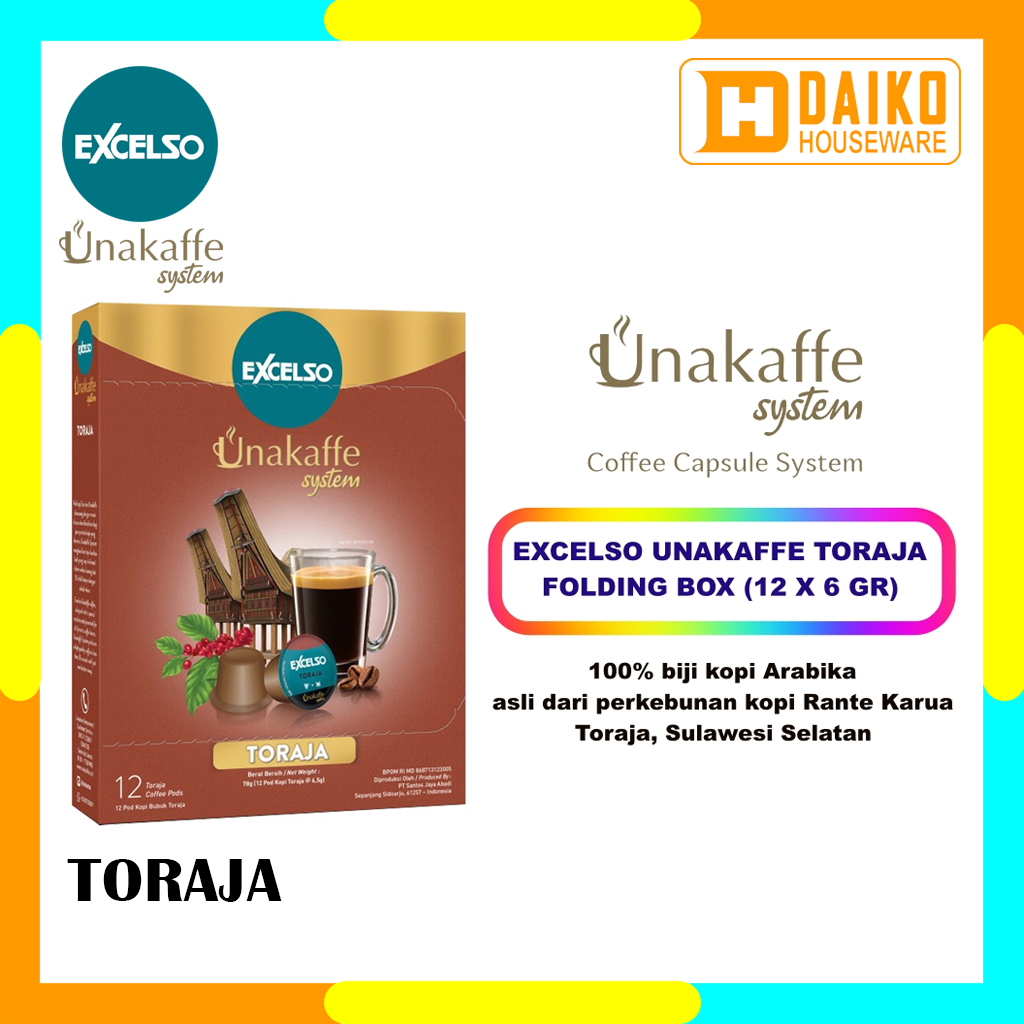 Capsule Coffee Excelso Unakaffe Toraja - Kopi Kapsul by Kapal Api