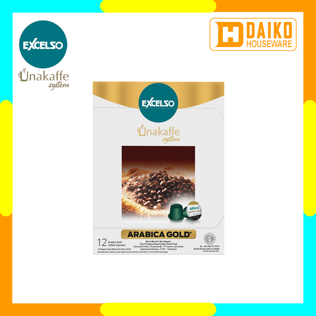 Capsule Coffee Excelso Unakaffe Arabica Gold Kopi Kapsul by Kapal Api